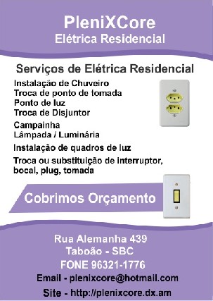 Foto 1 - Servios de eltrica basica residencial